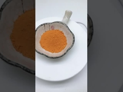 Pó amarelo alaranjado